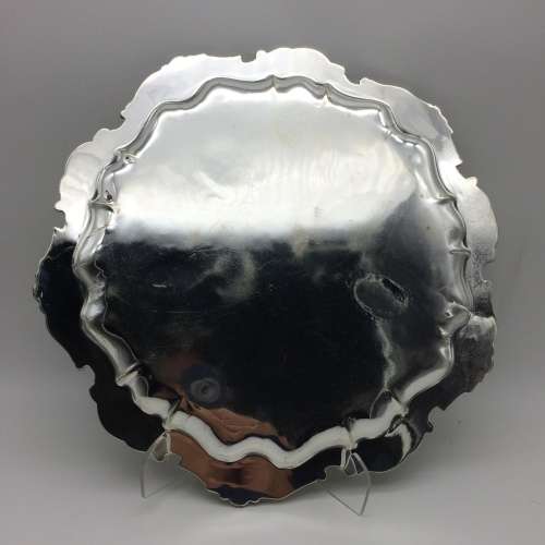 Victorian Silver-Plated Ornate Tray