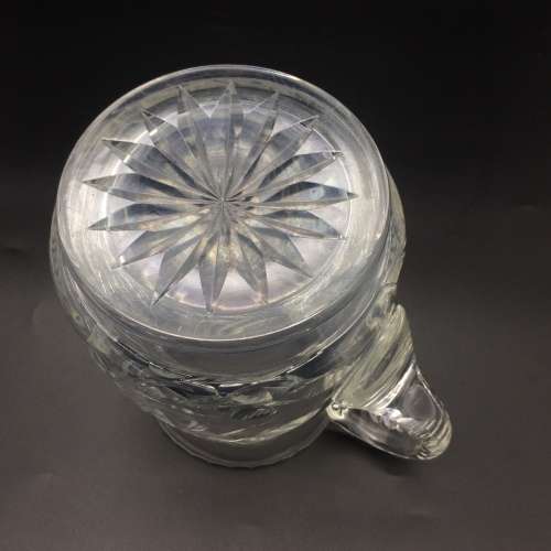 Large Vintage Crystal Water Jug