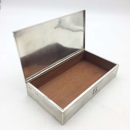 Scarce Solid Silver `Omega Watch Box` (1950`s)