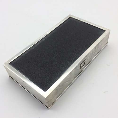Scarce Solid Silver `Omega Watch Box` (1950`s)