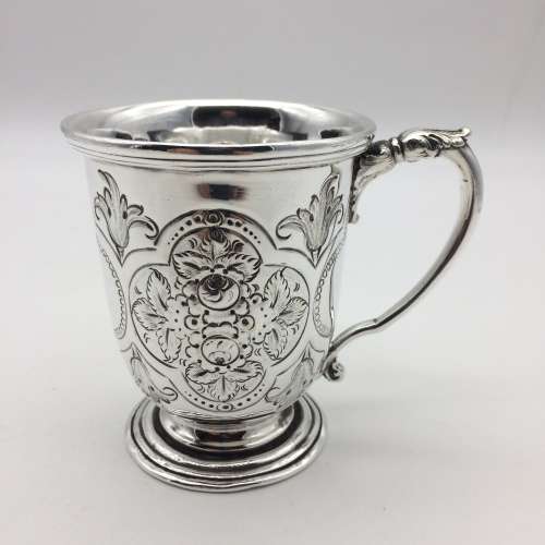 Victorian Silver-Plated Christening Mug (un-named)