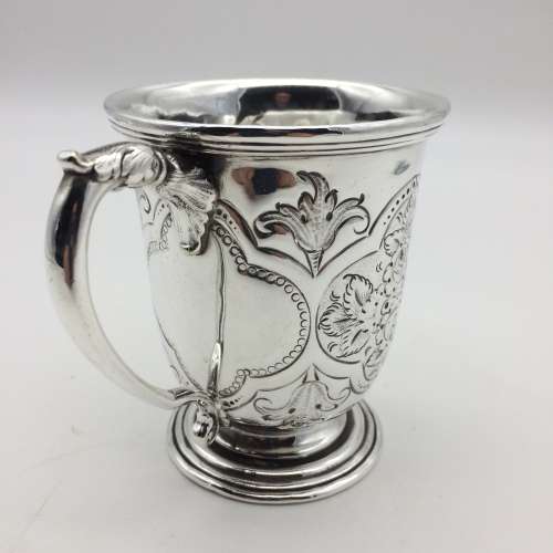 Victorian Silver-Plated Christening Mug (un-named)