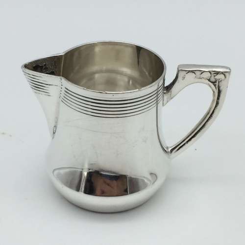 Antique Arts and Crafts/Art Nouveau Silver-Plated Bachelor Tea Set