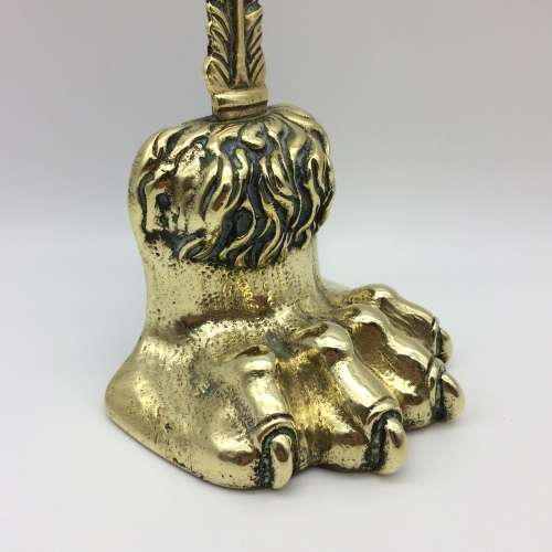 Impressive Antique `Brass Lions Paw` Doorstop (1830 -1860)