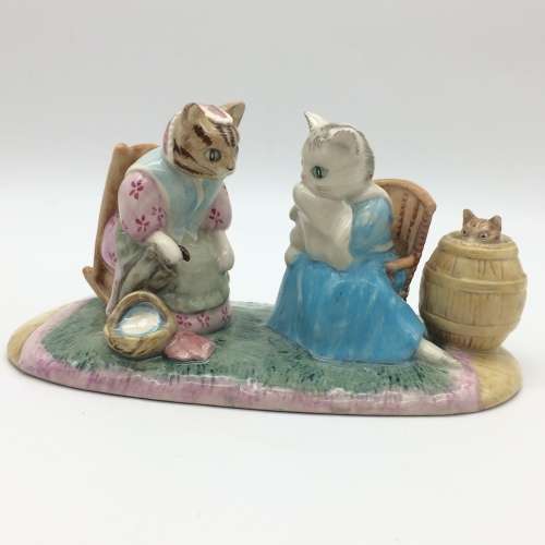 Rare Beatrix Potter `My Dear Son Thomas` Tableau Figure (P4169)