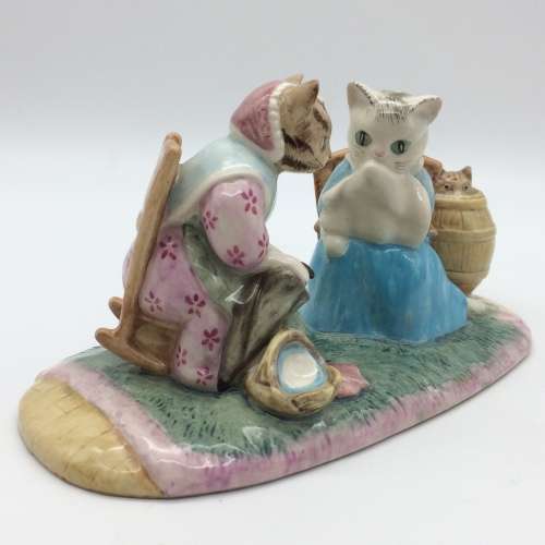 Rare Beatrix Potter `My Dear Son Thomas` Tableau Figure (P4169)