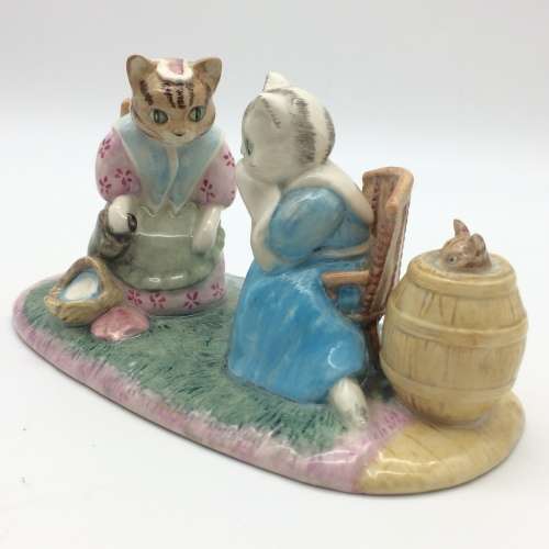 Rare Beatrix Potter `My Dear Son Thomas` Tableau Figure (P4169)