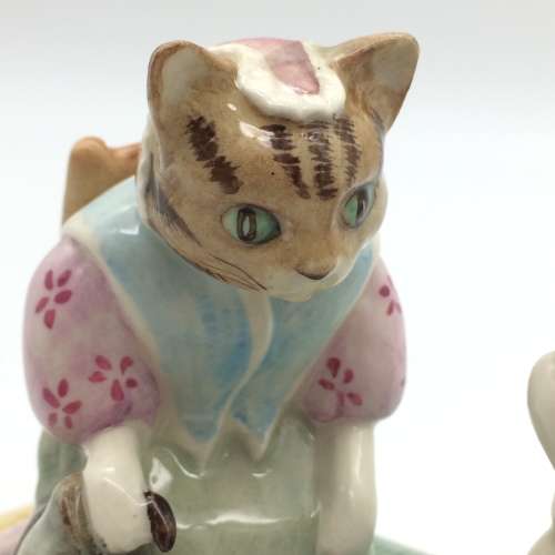 Rare Beatrix Potter `My Dear Son Thomas` Tableau Figure (P4169)