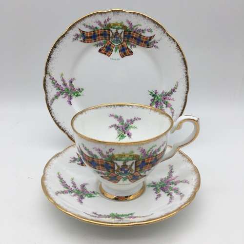 Royal Stafford `Tartan Series` China Trio (Fraser)