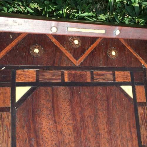 Antique `Whale Bone/Ivory` Inlaid Gallery Tray
