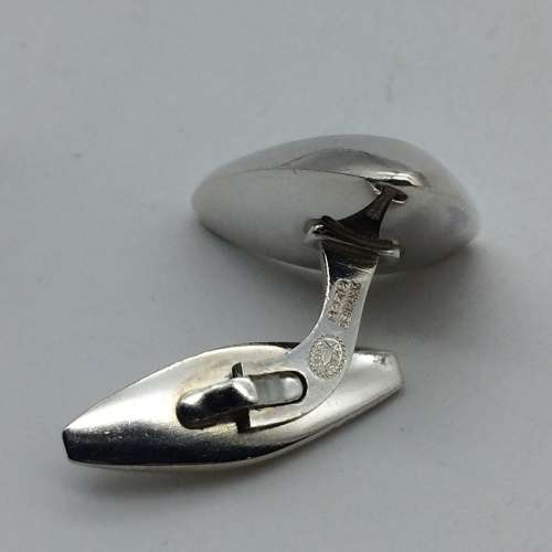 Classic `Georg Jensen` Solid Silver Vintage Cufflinks