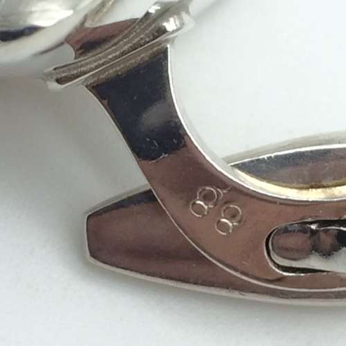 Classic `Georg Jensen` Solid Silver Vintage Cufflinks