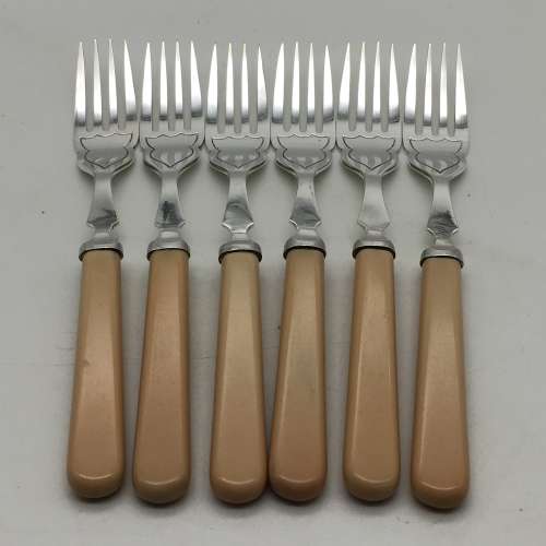 Vintage Six Place `Canteen of Fish Knives/Forks and Carvers`