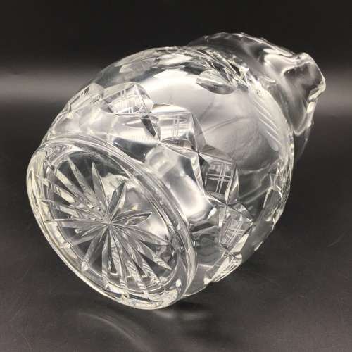 Large Vintage `Rose-Cut` Water Jug