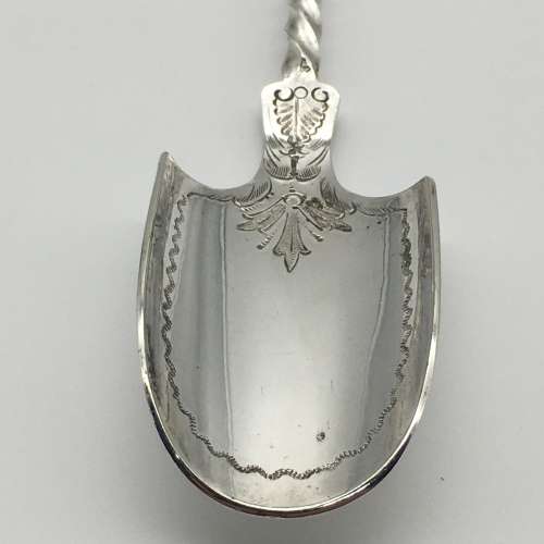 Victorian Silver-Plated `Stilton Cheese Scoop`