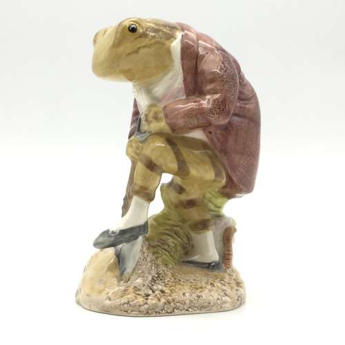 Beatrix Potter `Mr. Jeremy Fisher Digging` Figurine