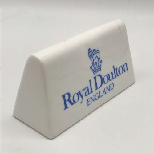 Early `Royal Doulton` China Advertising Display Sign