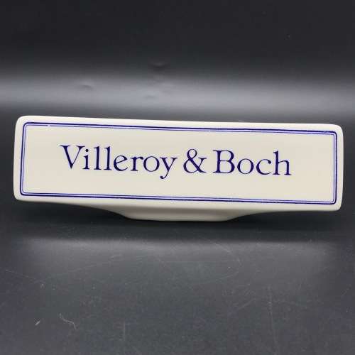 Early `Villeroy and Boch` China Display Sign