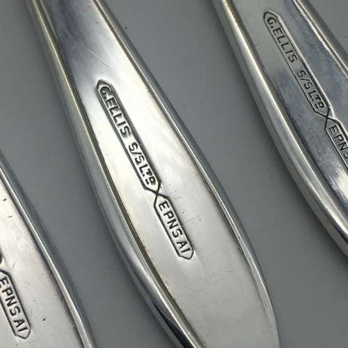 Vintage Silver-Plated Dessert or Cake Forks (Boxed)