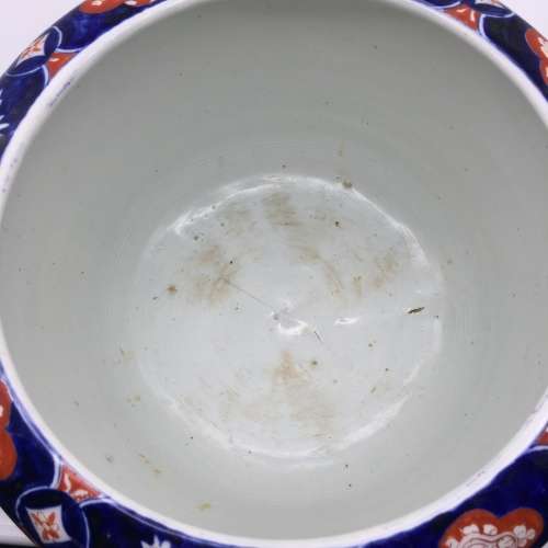 Very Large Antique `Imari` Porcelain Jardiniere