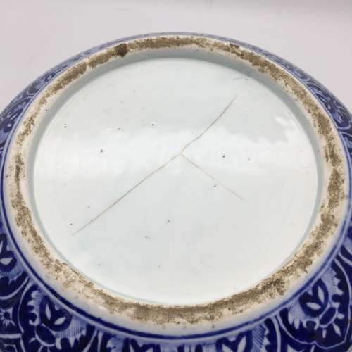 Very Large Antique `Imari` Porcelain Jardiniere