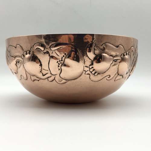 Rare `Arts and Crafts - Newlyn Copper` Bowl