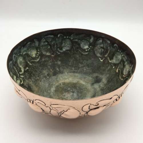 Rare `Arts and Crafts - Newlyn Copper` Bowl