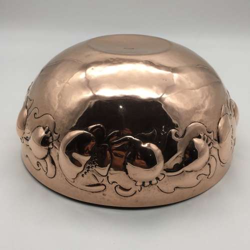 Rare `Arts and Crafts - Newlyn Copper` Bowl