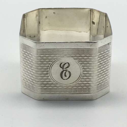 Sterling Silver Art Deco Napkin Ring