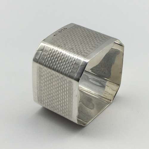 Sterling Silver Art Deco Napkin Ring