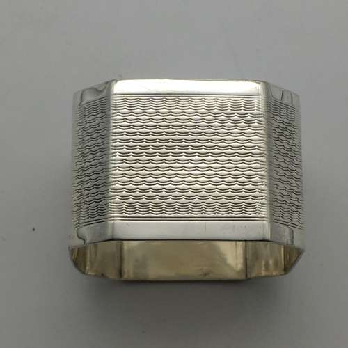Sterling Silver Art Deco Napkin Ring