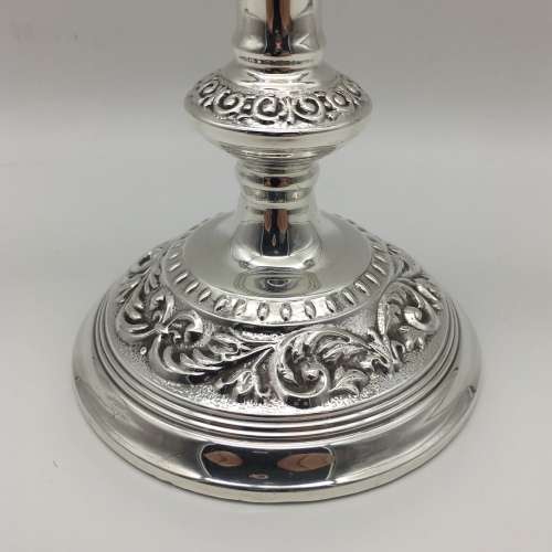 Impressive Sterling Silver Vintage Candelabra
