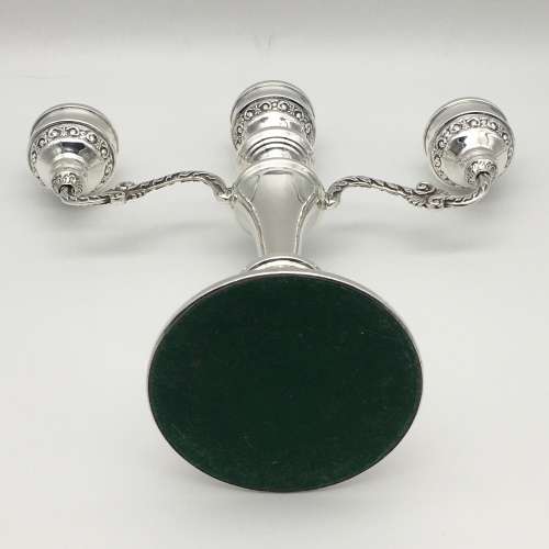 Impressive Sterling Silver Vintage Candelabra