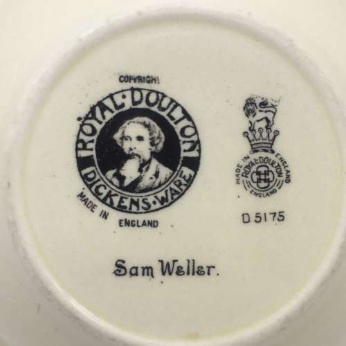Royal Doulton `Dickens Ware` Dessert Set (7 x Pce)