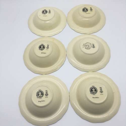 Royal Doulton `Dickens Ware` Dessert Set (7 x Pce)