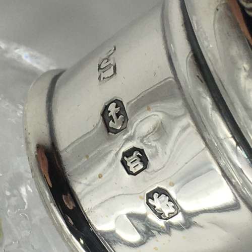 Victorian Sterling Silver & Crystal Scent Bottle (1896)