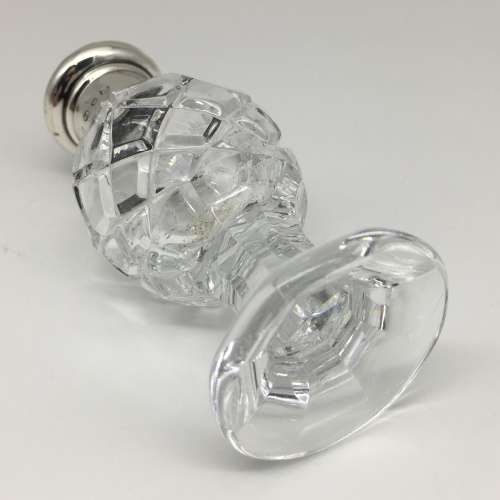 Victorian Sterling Silver & Crystal Scent Bottle (1896)