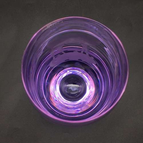 Caithness `Roe Deer` Etched Glass Vase