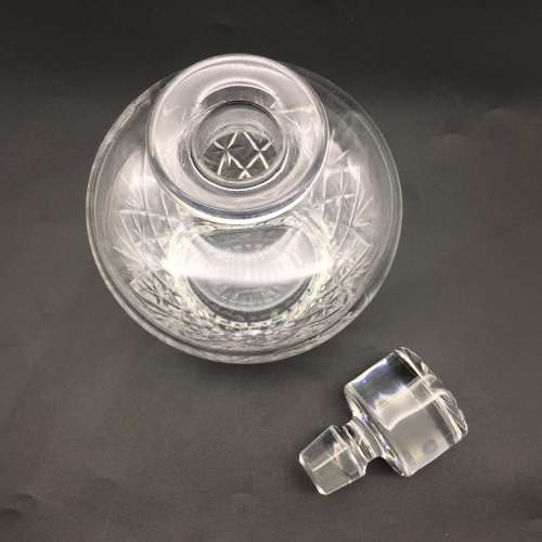 Vintage Cut-Crystal Spirit Decanter