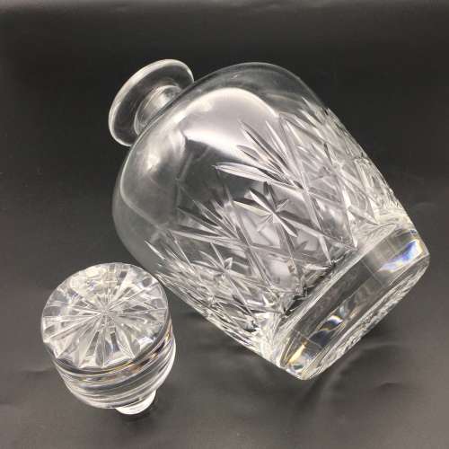 Vintage Cut-Crystal Spirit Decanter