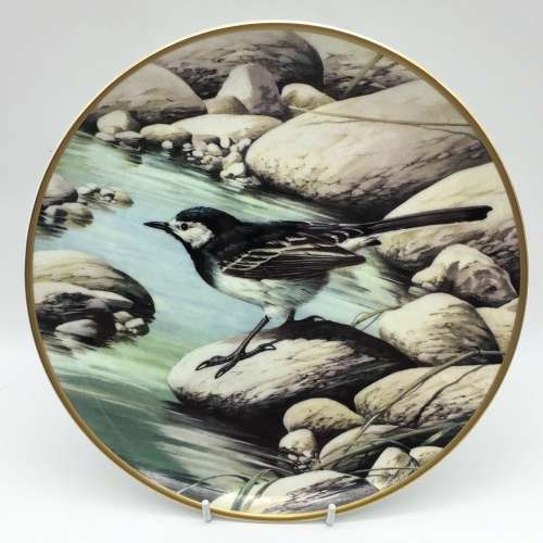 `Wedgwood` Bone China `Pied Wagtail` Bird Plate