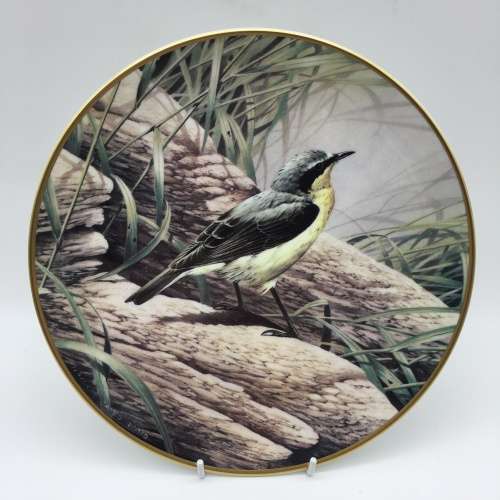 `Wedgwood` Bone China `Wheatear` Bird Plate