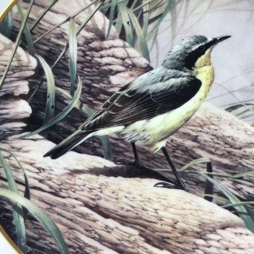 `Wedgwood` Bone China `Wheatear` Bird Plate