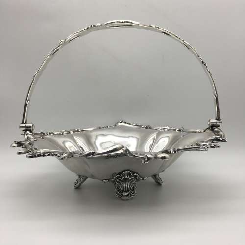 Fine Victorian Silver-Plated Basket