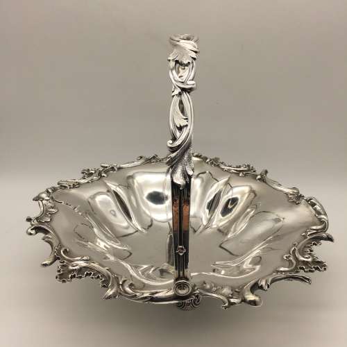 Fine Victorian Silver-Plated Basket