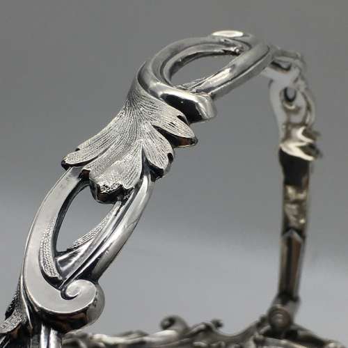 Fine Victorian Silver-Plated Basket