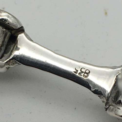 Early Art Deco Solid Silver Folding Lorgnettes
