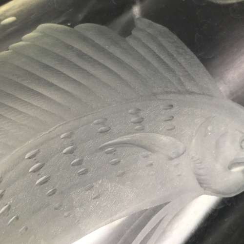 Large Crystal `Sailfish` Water Jug