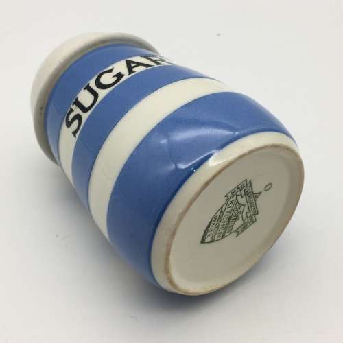 Vintage Blue and White `Cornish Ware` Sugar Shaker (T.G GREEN)