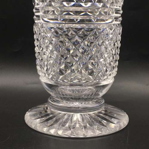 Large Top Quality Cut Crystal Vase